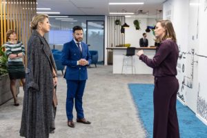 Queen Máxima, Yousef Yousef, and Lisa Brand